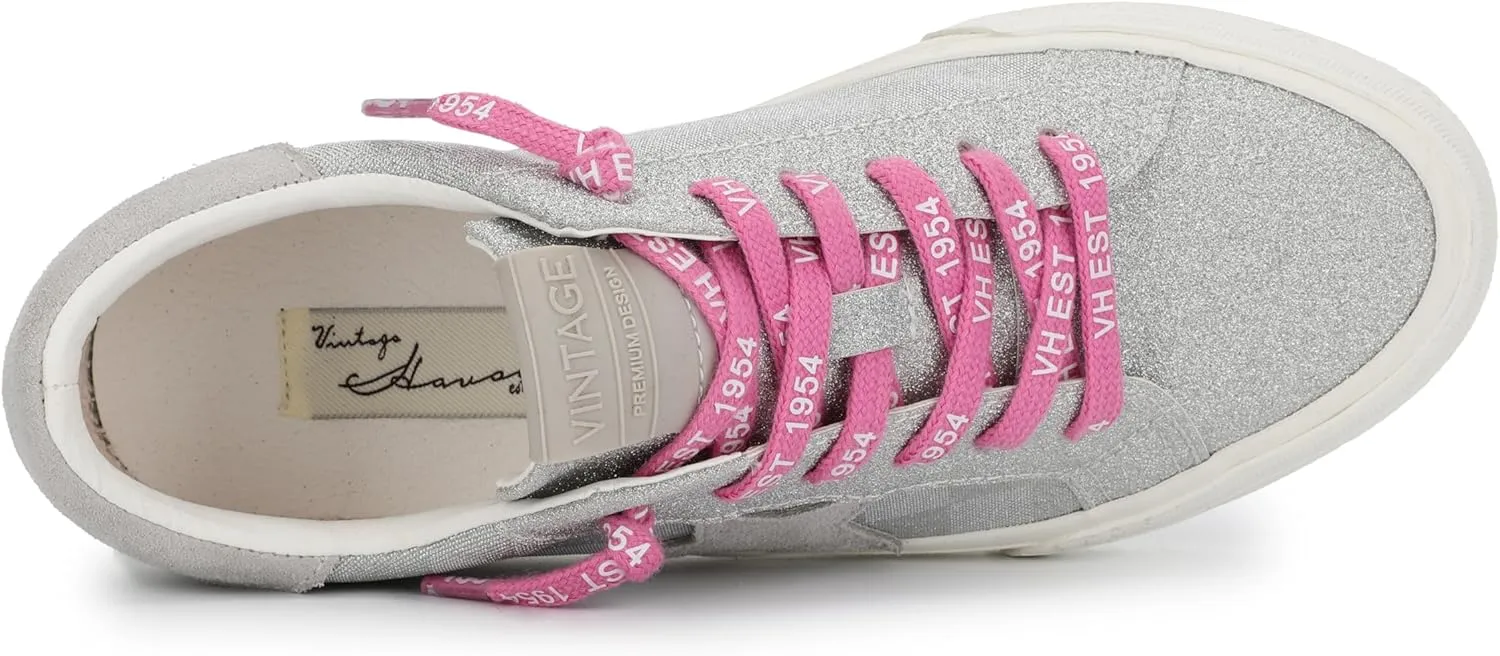 Vintage Havana Grande Women’s Fashion Sneakers | Star Tennis Shoes Womens | Low Top Slip On | Walking Comfortable Casual