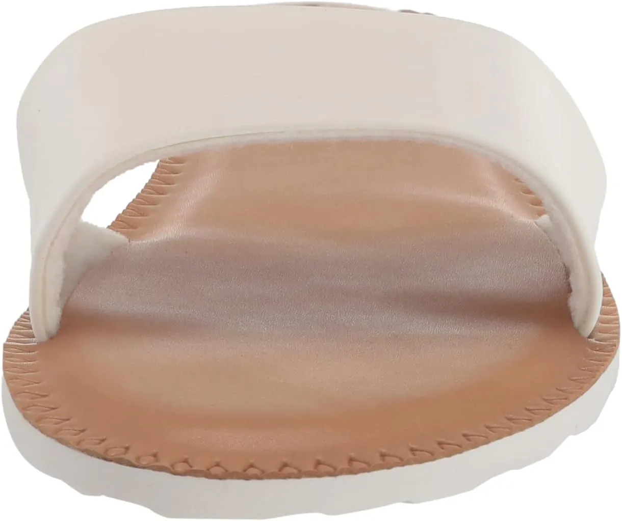 Volcom Women's Simple Synthetic Leather Strap Slide Sandal