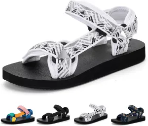 Women Hiking Sandals Casual Lightweight Water Sandal With Arch Support Yoga Mat Insole Outdoor Sport Beach Shoes