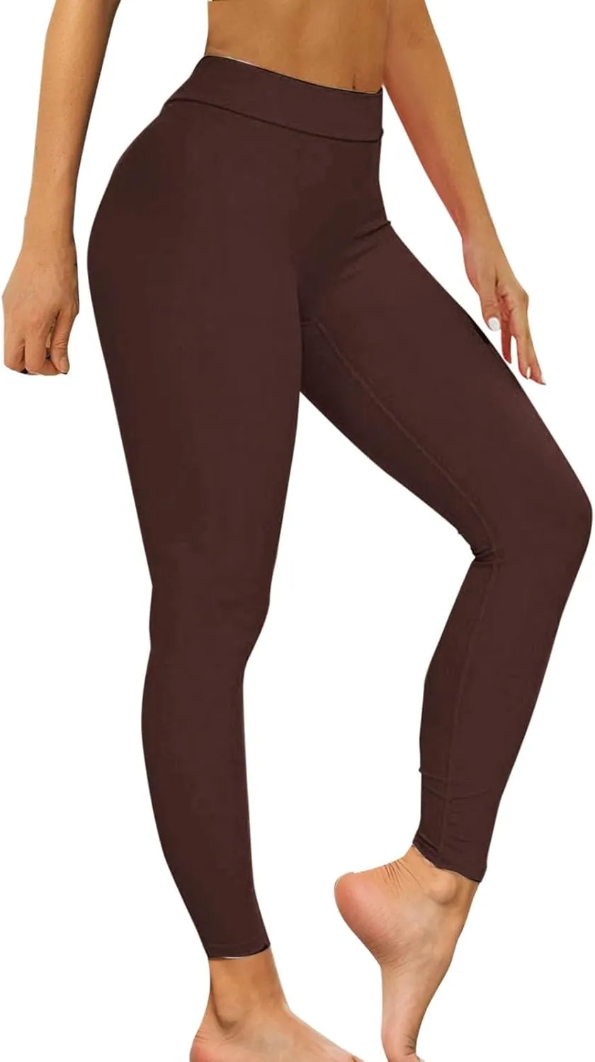 Women's High-Waisted Leggings Stretchy Workout Running Casual Yoga Pant Gym Exercise Home Everyday Use Lounge Trouser