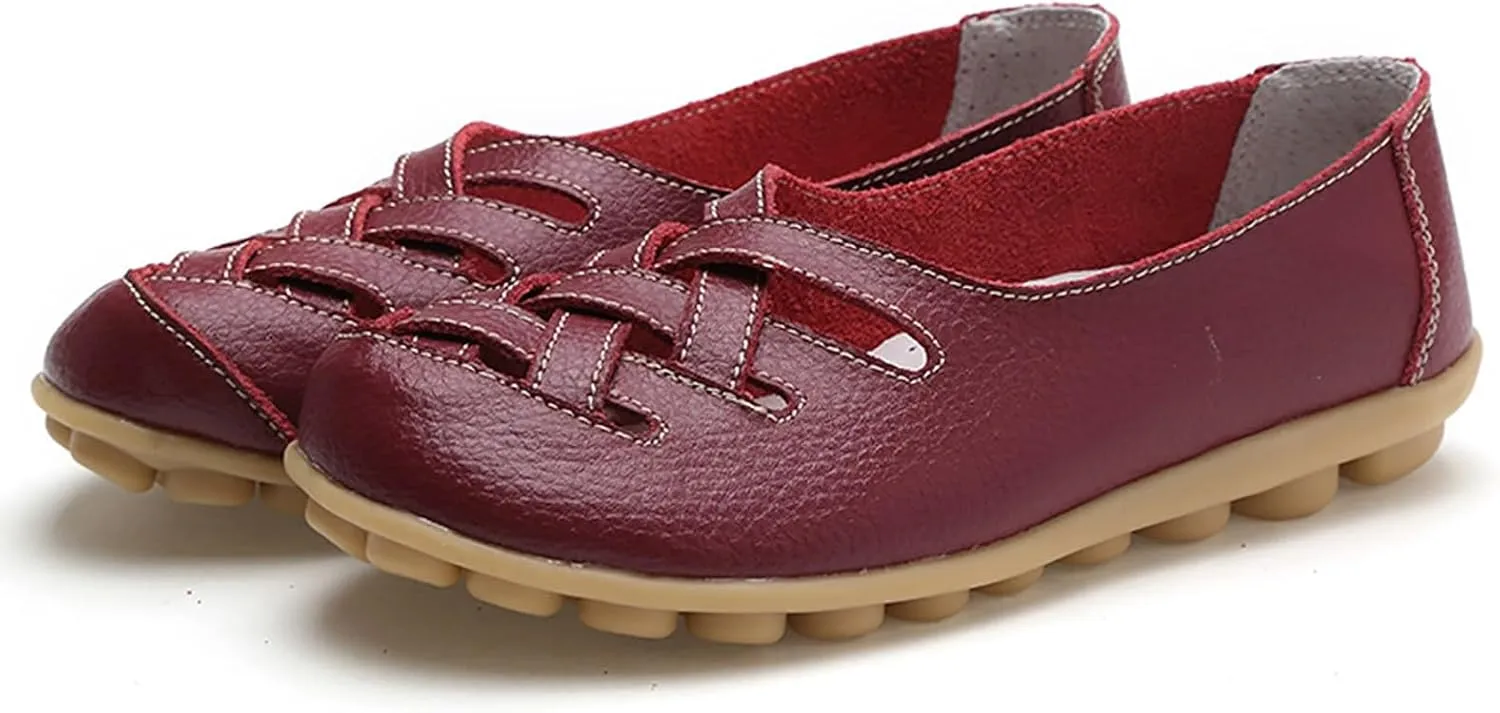 Womens Loafers 2024 Slip-On Loafers Flats Shoes Dressy Moccasins Driving Penny Loafers Flats Comfortable Casual Work Shoes