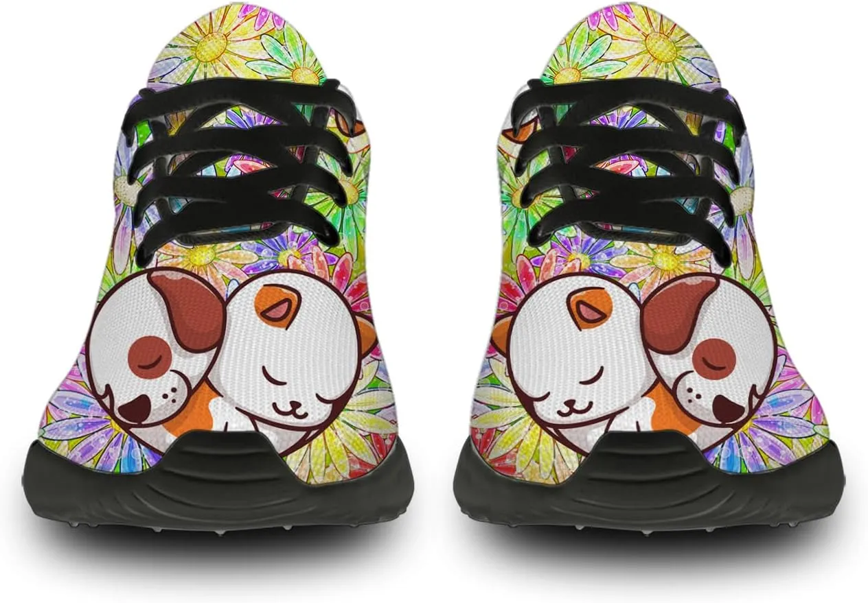 Women's Men's Dog Shoes Personalized 3D Print Tennis Running Shoes Walking Sneakers Puppy Gifts for Men Women