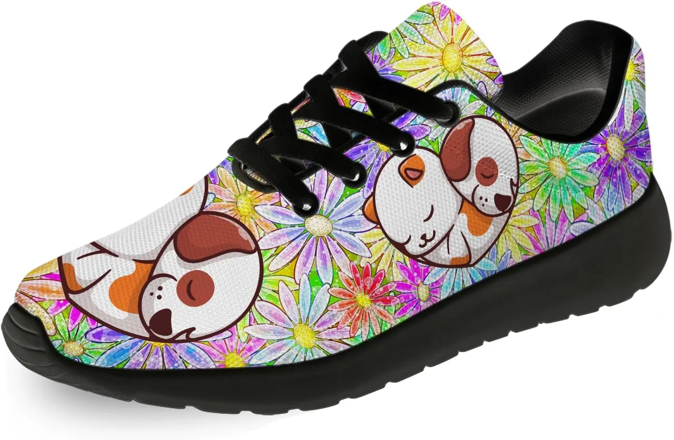 Women's Men's Dog Shoes Personalized 3D Print Tennis Running Shoes Walking Sneakers Puppy Gifts for Men Women