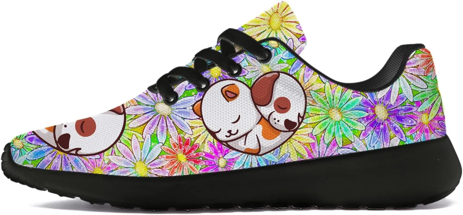 Women's Men's Dog Shoes Personalized 3D Print Tennis Running Shoes Walking Sneakers Puppy Gifts for Men Women