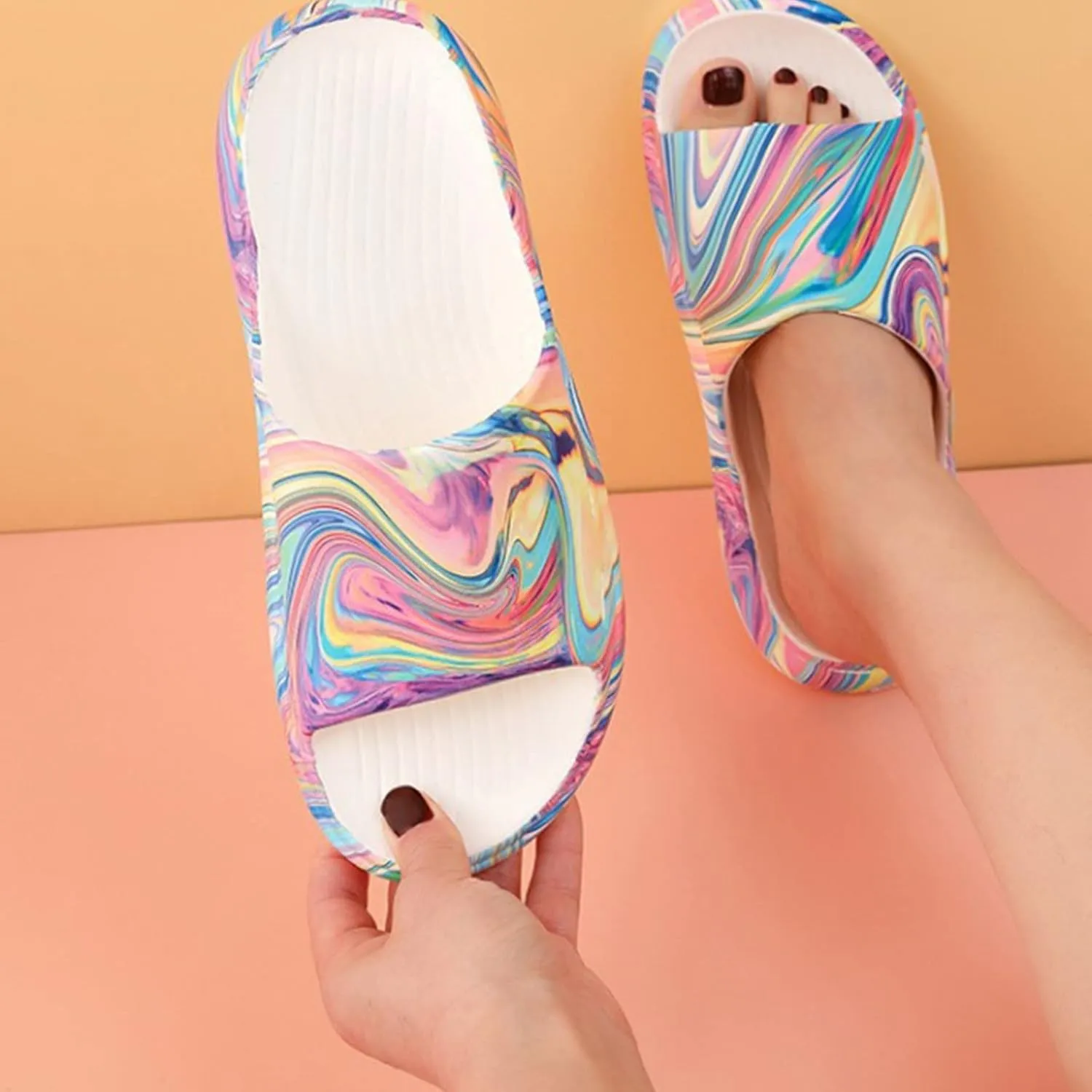 Women's Slides Ultimate Comfort Lightweight Shower Slippers Versatile Sandals Shower Shoes for Women