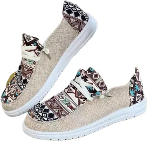 Womens Slip-on Loafers Slip in Boat Walking Shoes Comfortable Light-Weight Casual Boat Shoes
