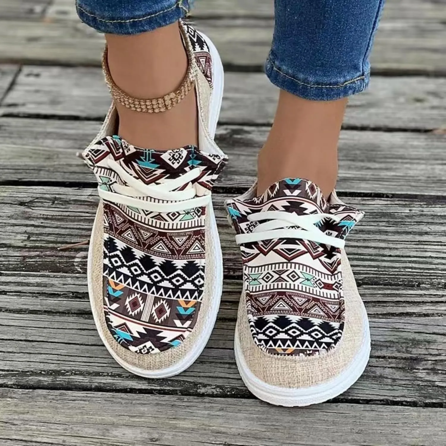 Womens Slip-on Loafers Slip in Boat Walking Shoes Comfortable Light-Weight Casual Boat Shoes
