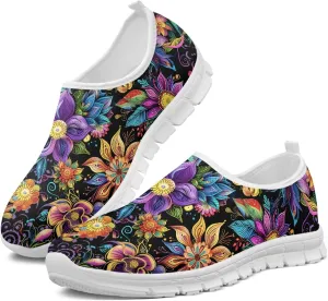 Women's Slip-On Walking Shoes Breathable Mesh Sneakers Casual Shoes