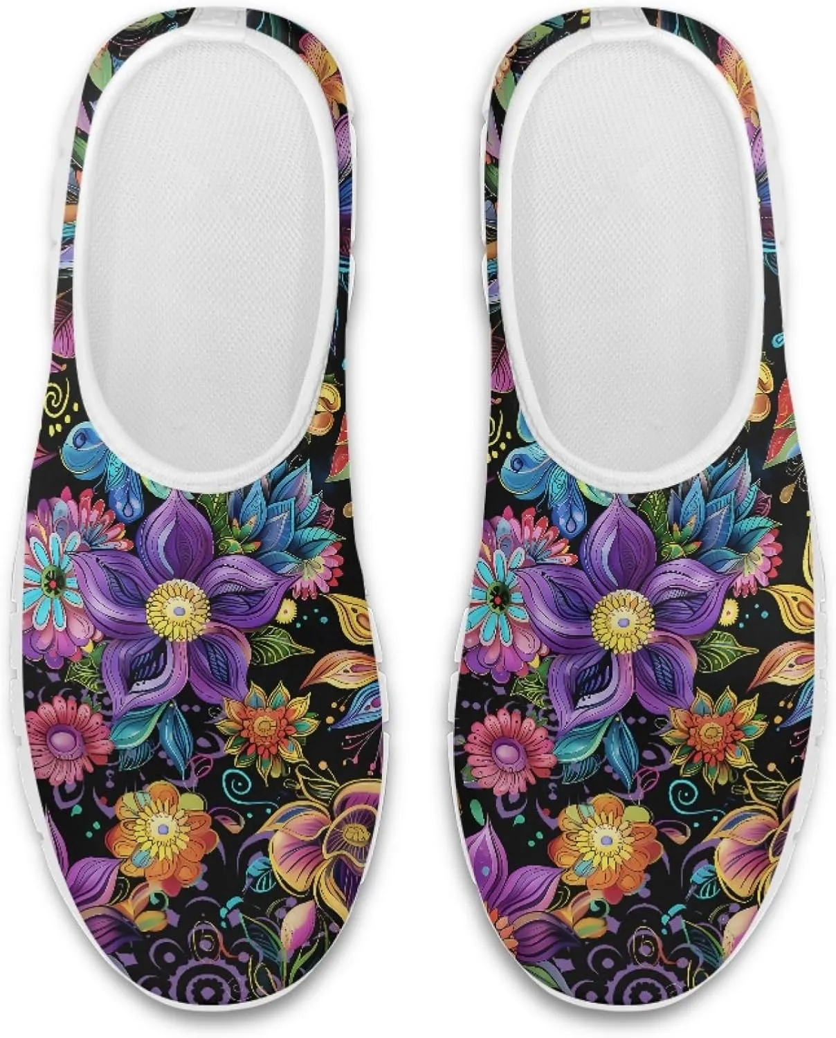 Women's Slip-On Walking Shoes Breathable Mesh Sneakers Casual Shoes