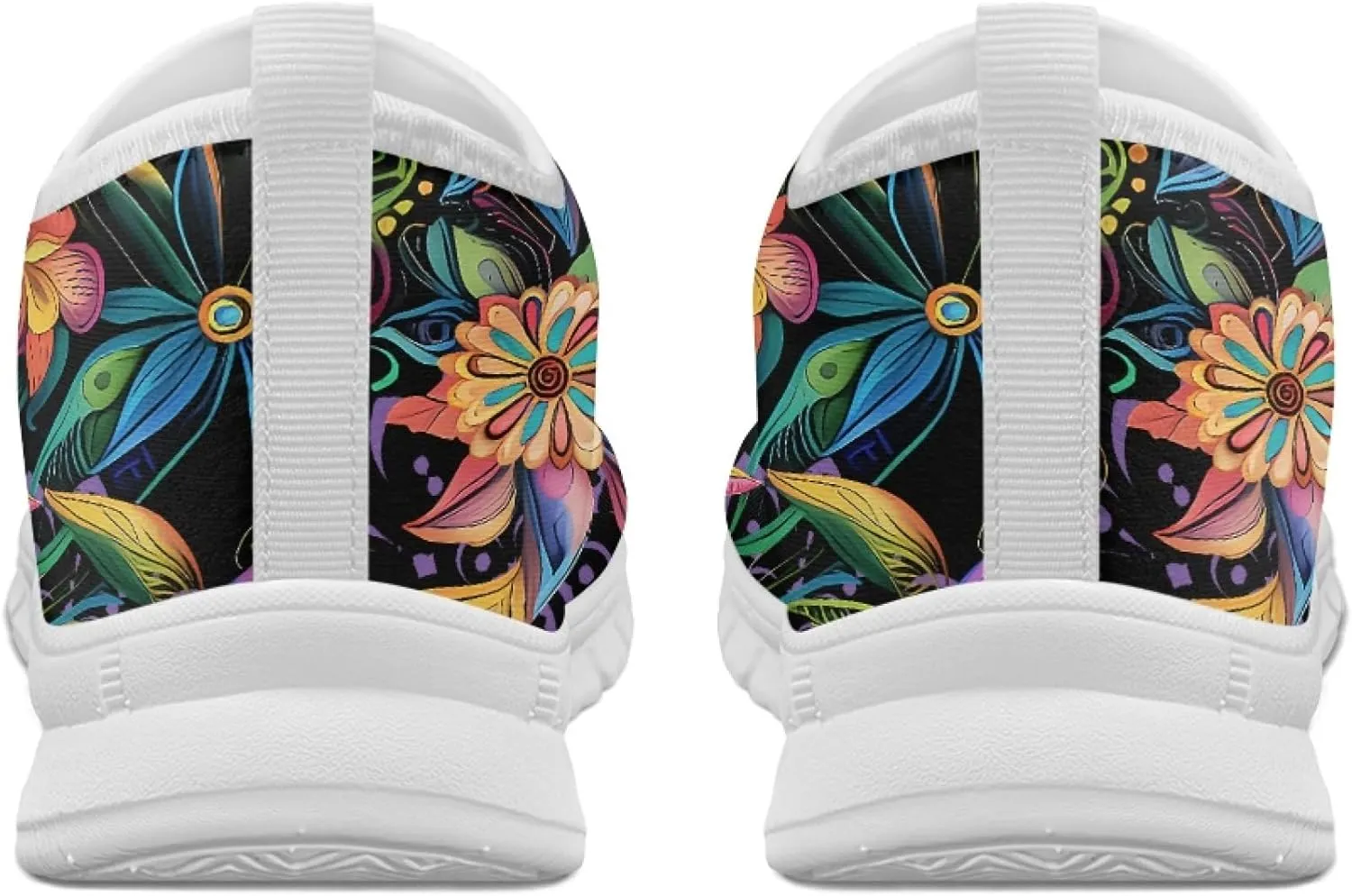 Women's Slip-On Walking Shoes Breathable Mesh Sneakers Casual Shoes