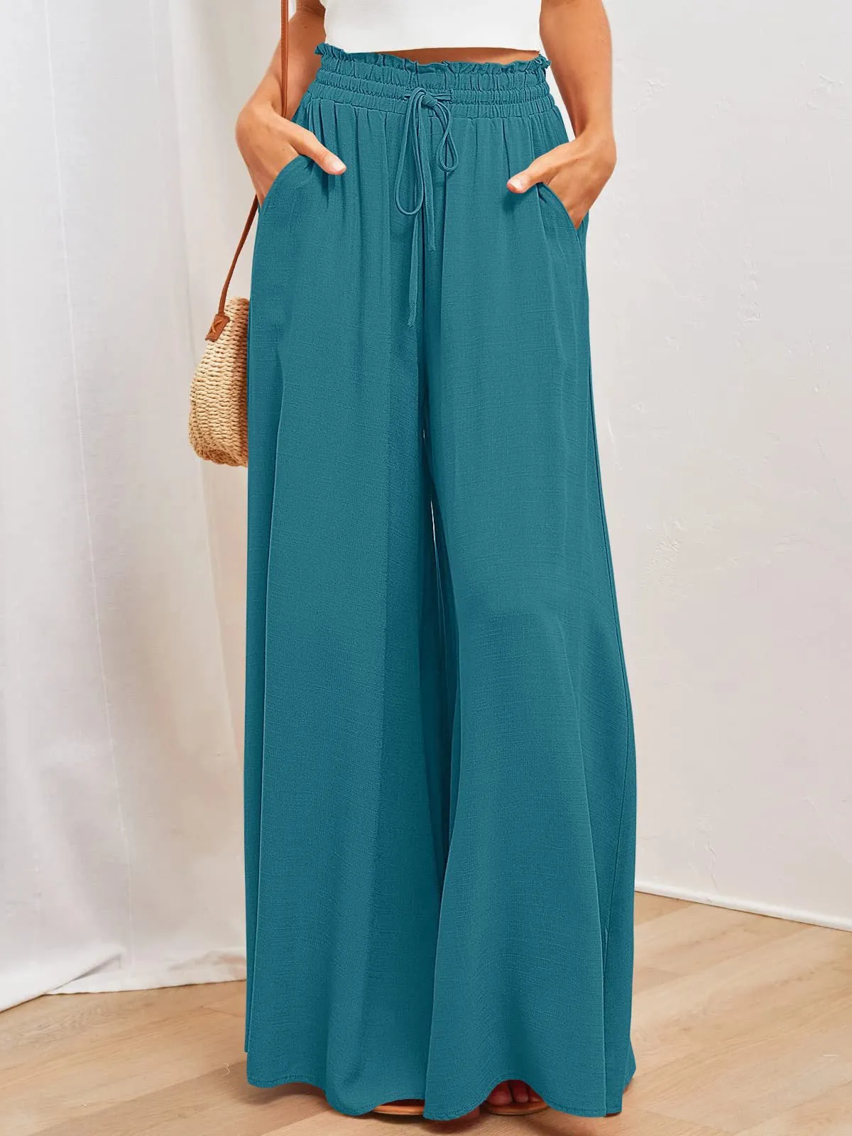 Women's wide-leg pants, casual, loose and popular, spring and summer