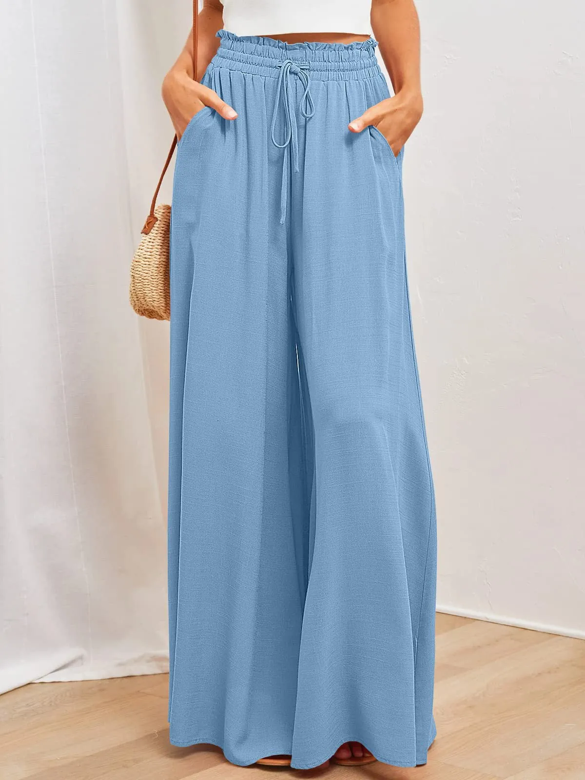 Women's wide-leg pants, casual, loose and popular, spring and summer