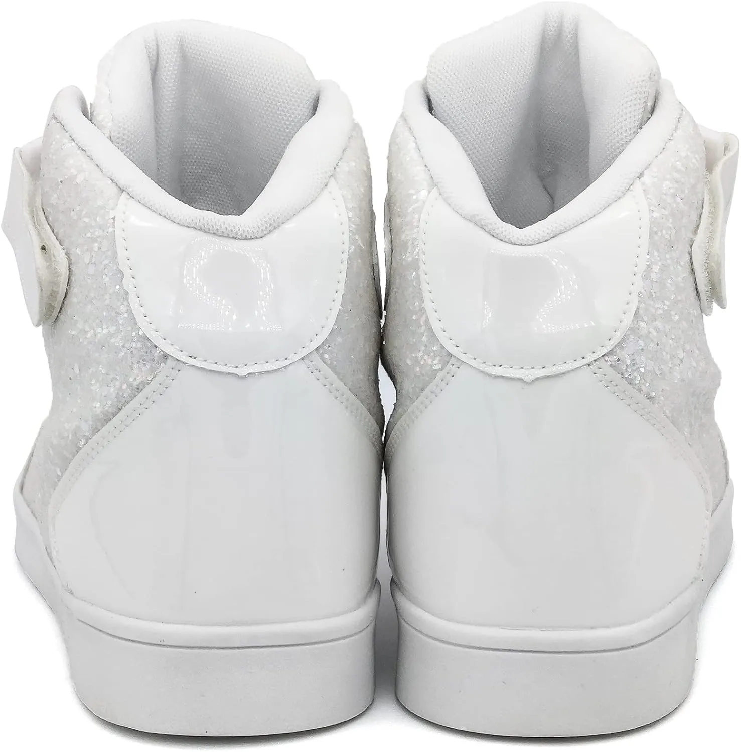 Wooowyet Glitter Shoes Kids High Top Sneakers for Boys Girls Gift Party Birthday Christmas Halloween