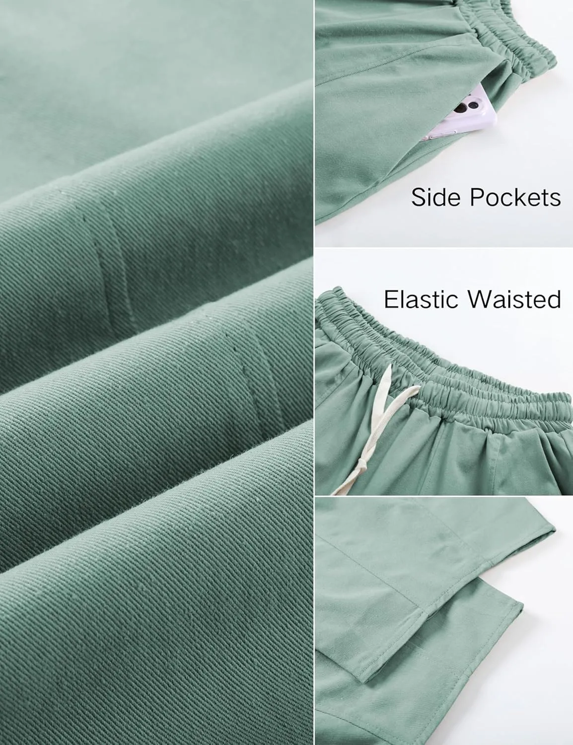 Xiaoxuemeng Barrel Jeans Women Cropped Cotton Wide Leg Pants High Waisted Denim Pants with Pockets