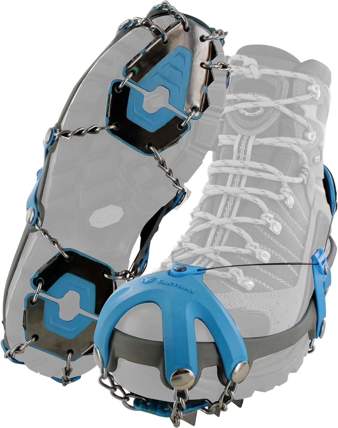 Yaktrax Summit Heavy Duty Traction Cleats with Carbon Steel Spikes for Snow and Ice (1 Pair)