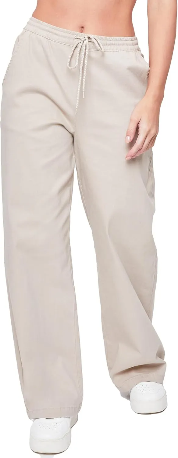 YMI Womens Jeans Wide Leg Jogger
