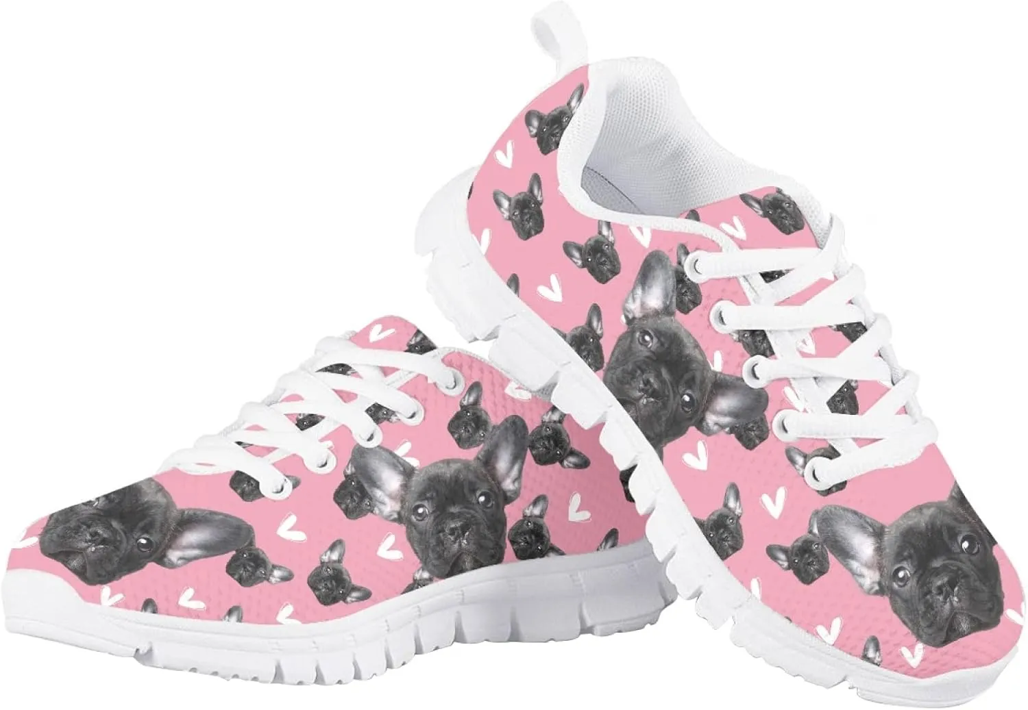 Yzaoxia Kids Sneakers Lace Up Breathable Running Tennis Shoes for Girls Light Weight Walking Sports Shoes Comfortable