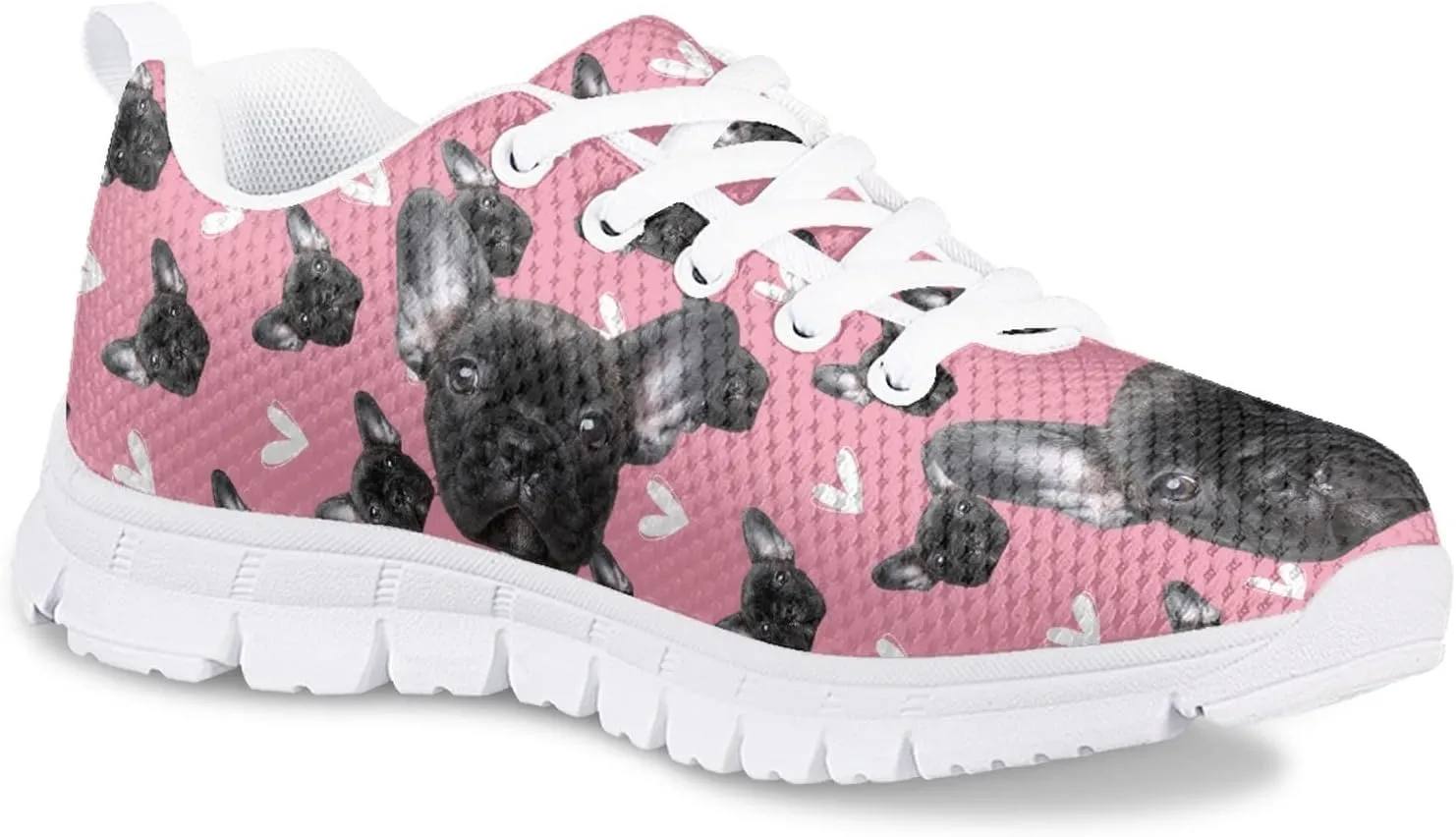 Yzaoxia Kids Sneakers Lace Up Breathable Running Tennis Shoes for Girls Light Weight Walking Sports Shoes Comfortable